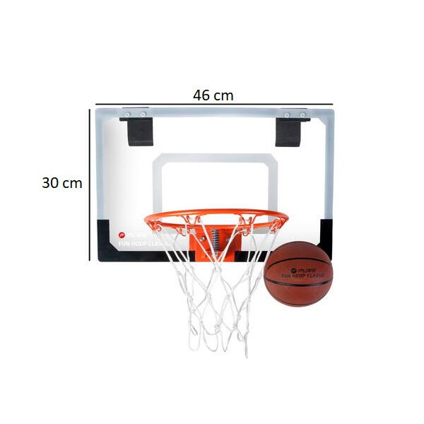 Panier de basket Pure2improve Fun Hoop Classic panneau 46x30 cm 2/7