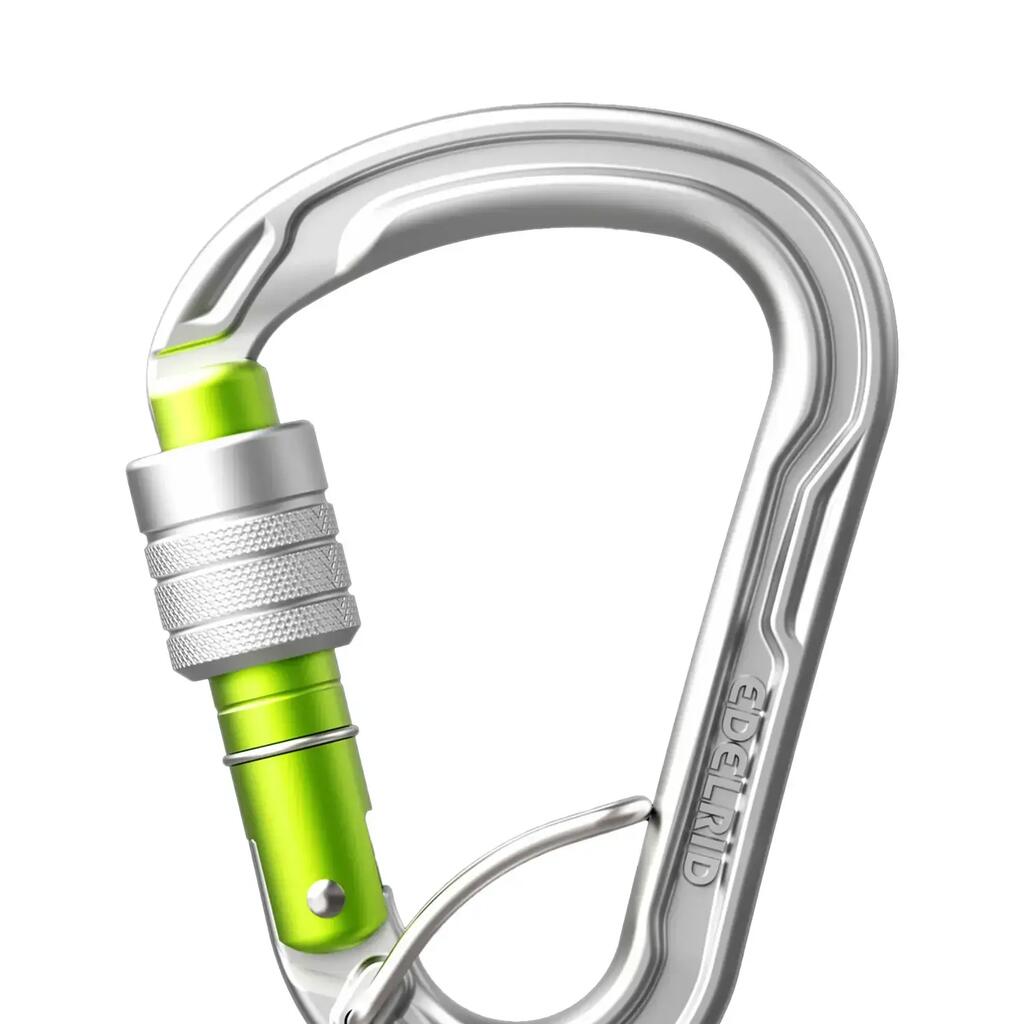HMS Carabiner Strike Screw FG II Silver - EDELRID