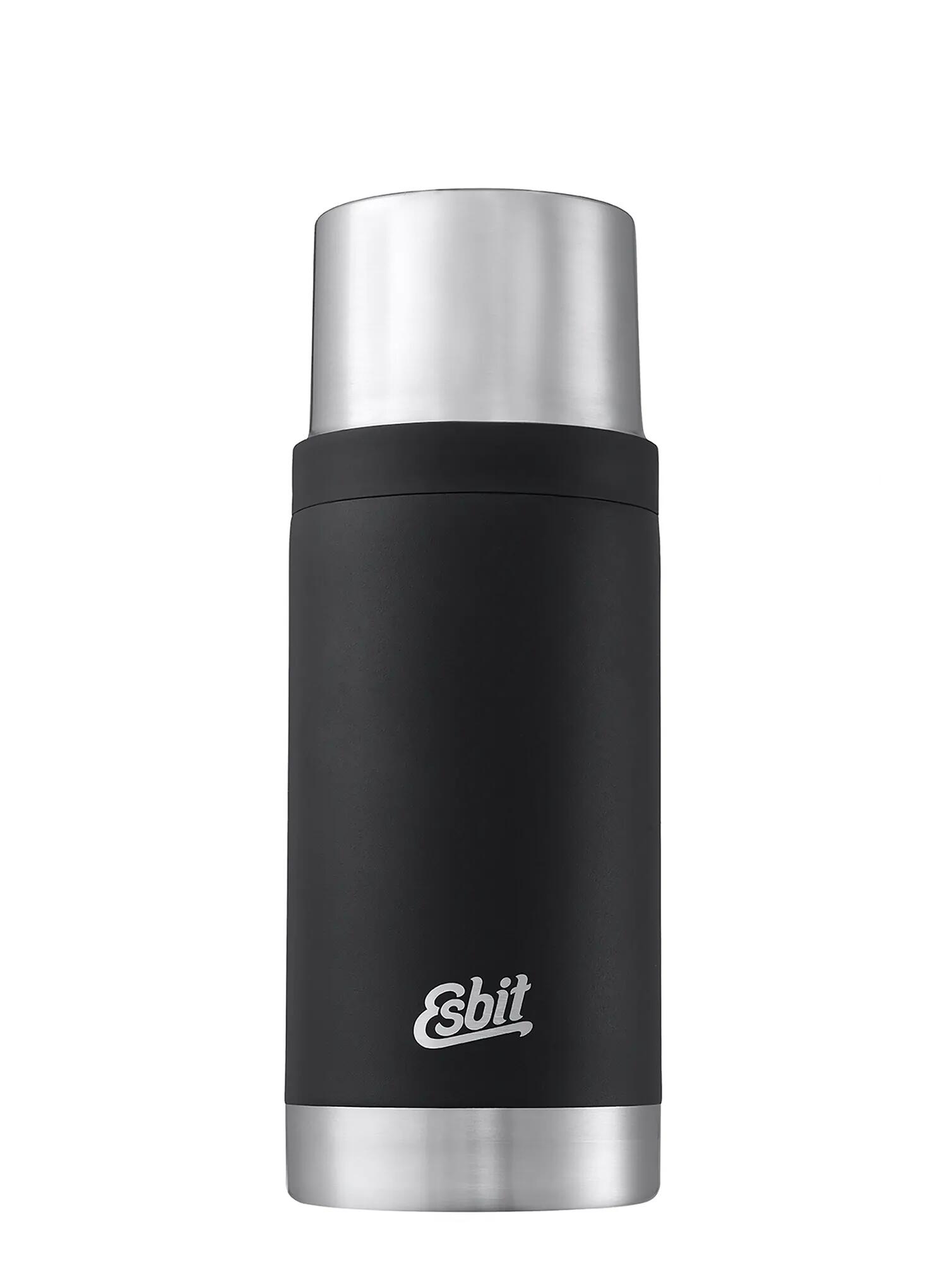 Termos inox Esbit Sculptor 0.75 litri black VF750SC-BK, negru