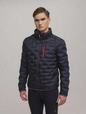 Tommy hilfiger equestrian charleston puffer jas heren blauw -