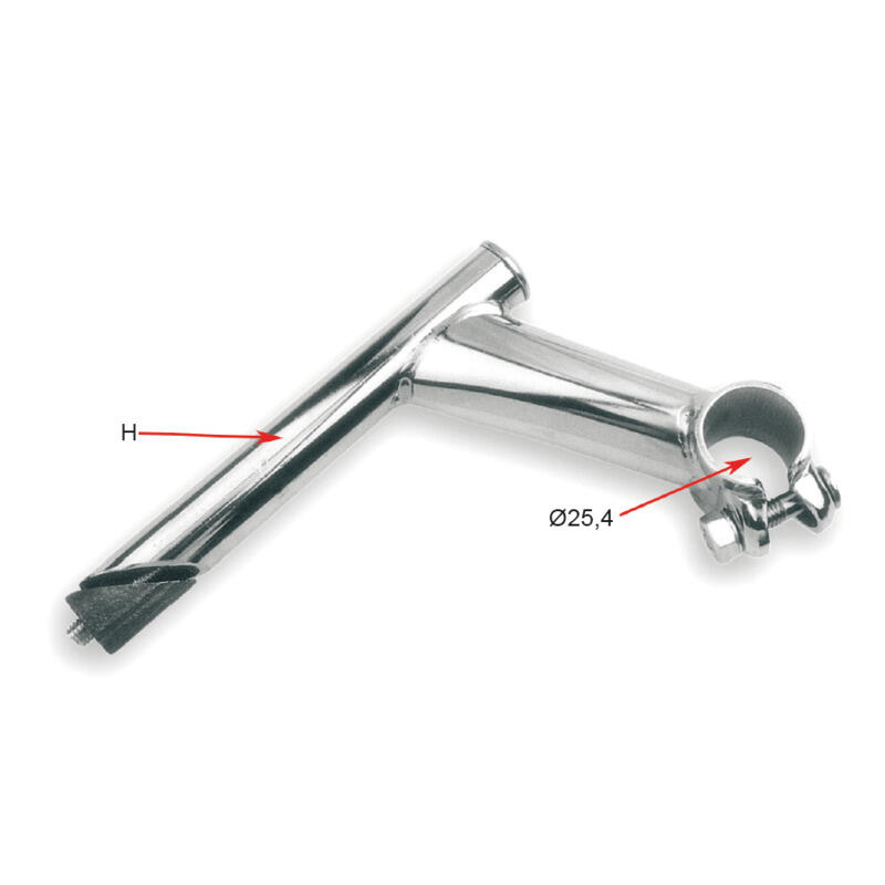Handlebar stemV Bike 45º 100 mm