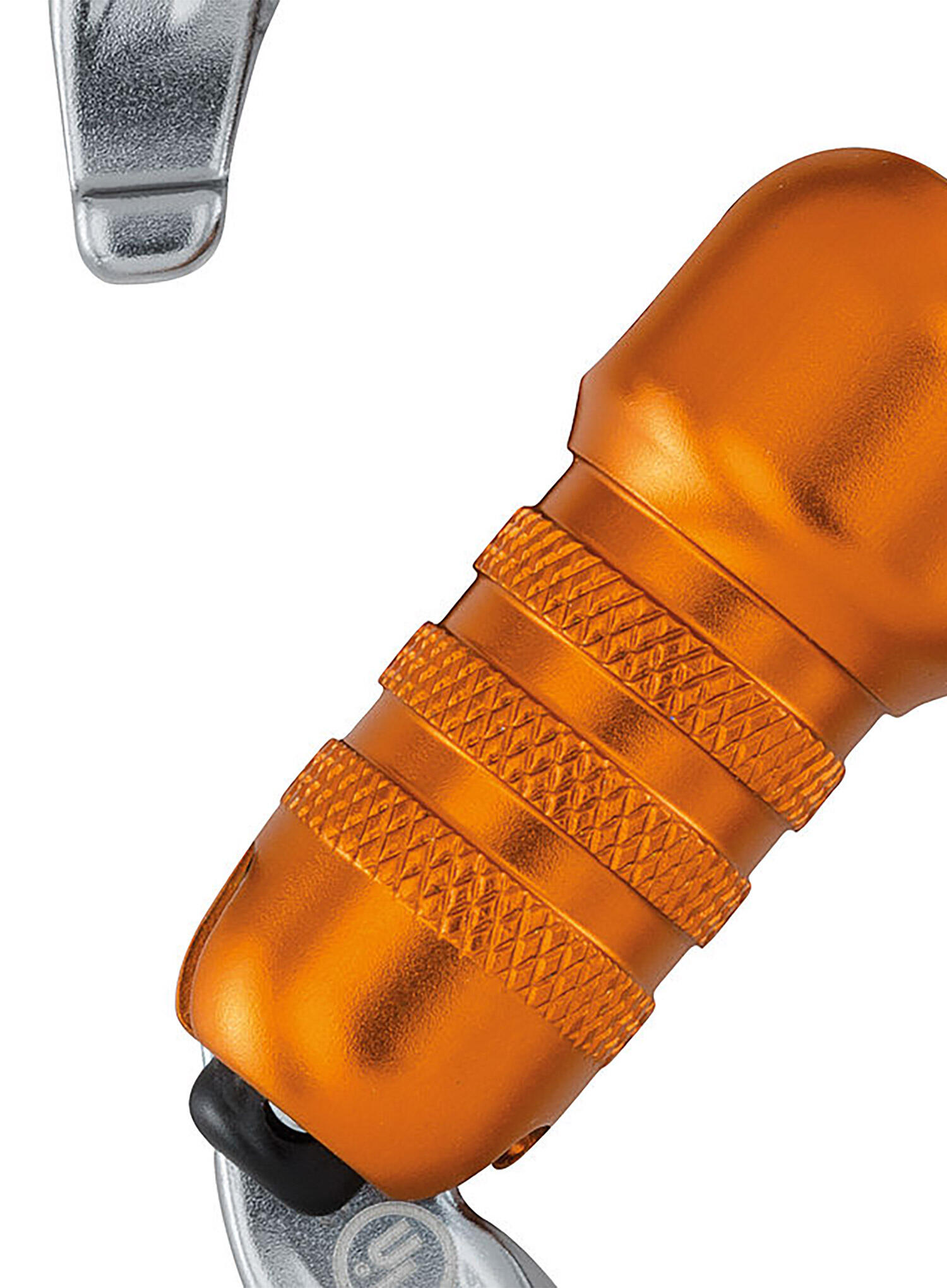 Mousqueton Petzl BM'D TRIACT-LOCK aluminium gris léger et résistant 4/4
