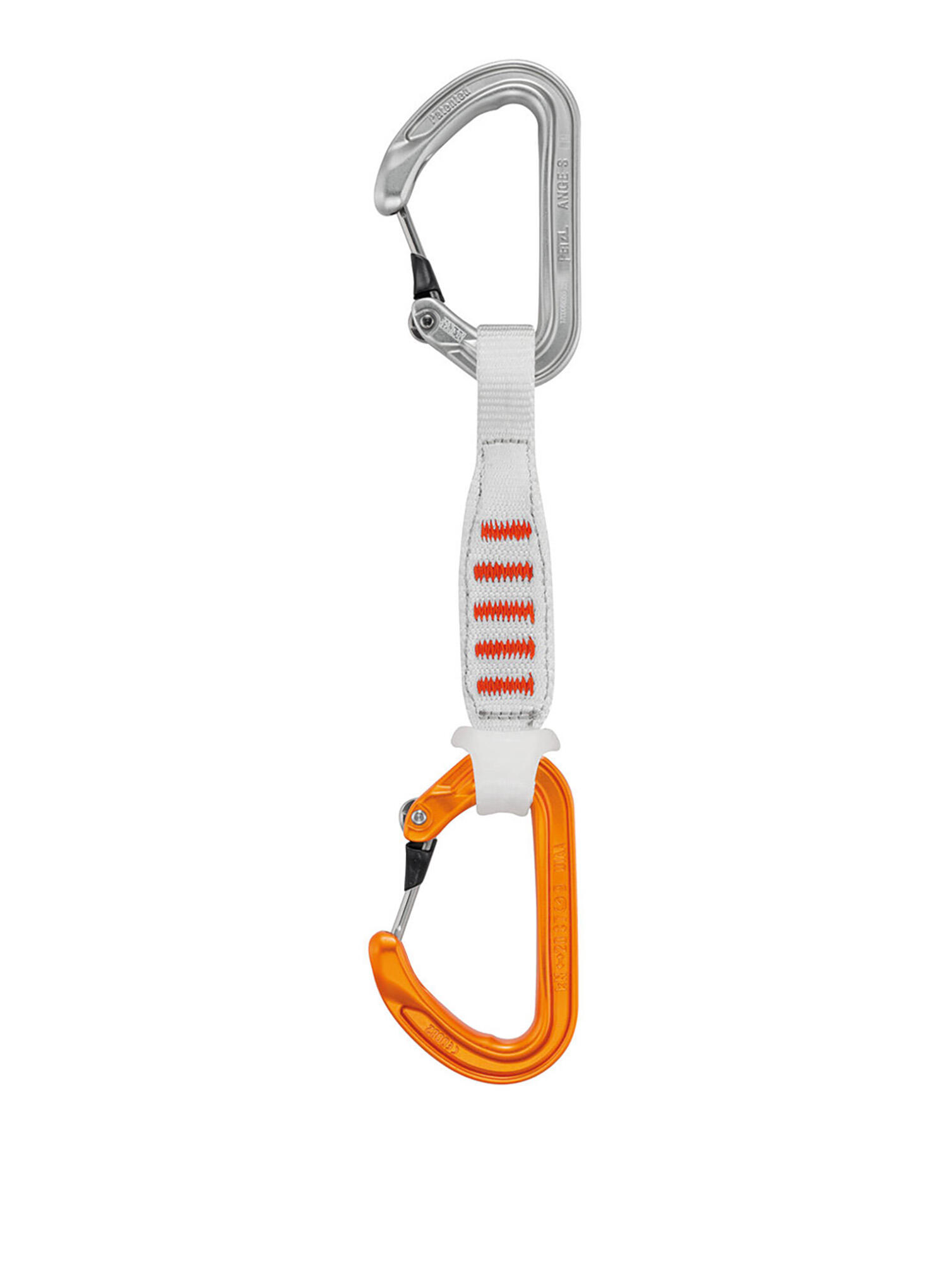 Dégaines Petzl Ange Finesse 10 cm ultralégère 63 g mousquetons Ange S Keylock 2/2