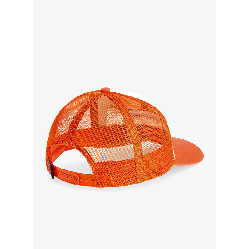 Czapka z daszkiem Patagonia P-6 Logo Trucker Hat - white/redtail rust