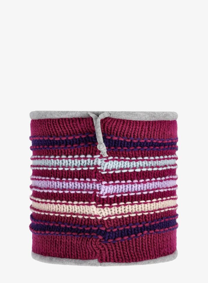 Komin na szyję E9 Tubo Stripe 2.2 - sangria
