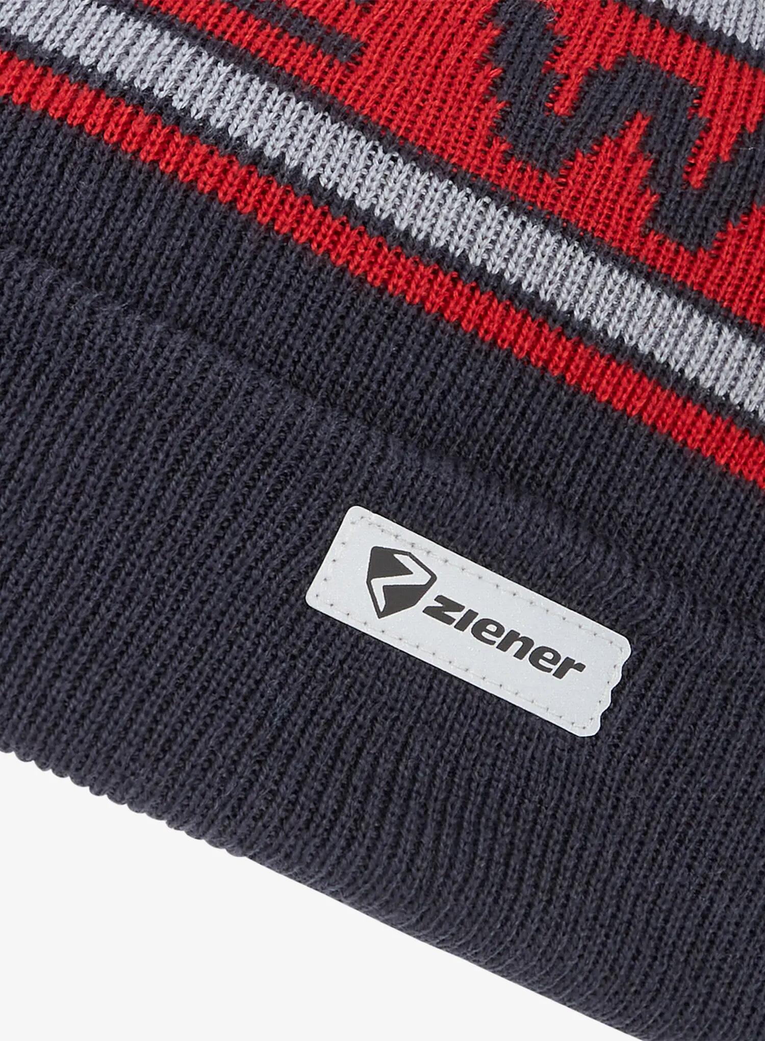 Czapka dla chłopca Ziener Ikuto Hat Junior - dark navy 3/4
