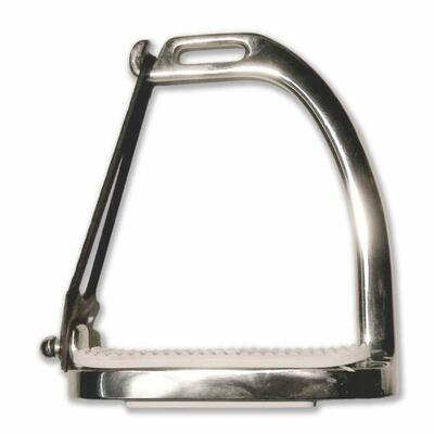 Roestvrijstalen veiligheidsbeugels met elastische ringen en rubberen zolen tatti