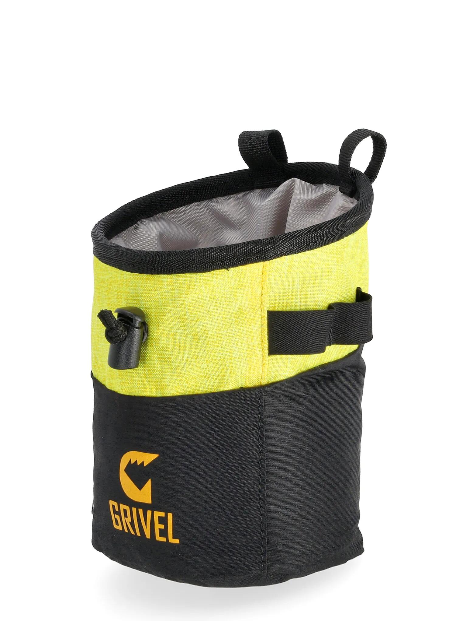Woreczek na magnezję Grivel Chalk Bag Logo - black 4/6