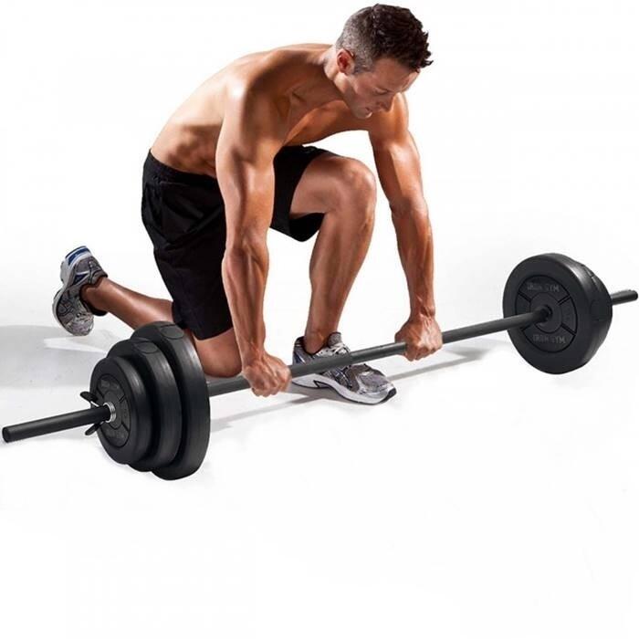 Haltera bara +discuri 19,5 kg