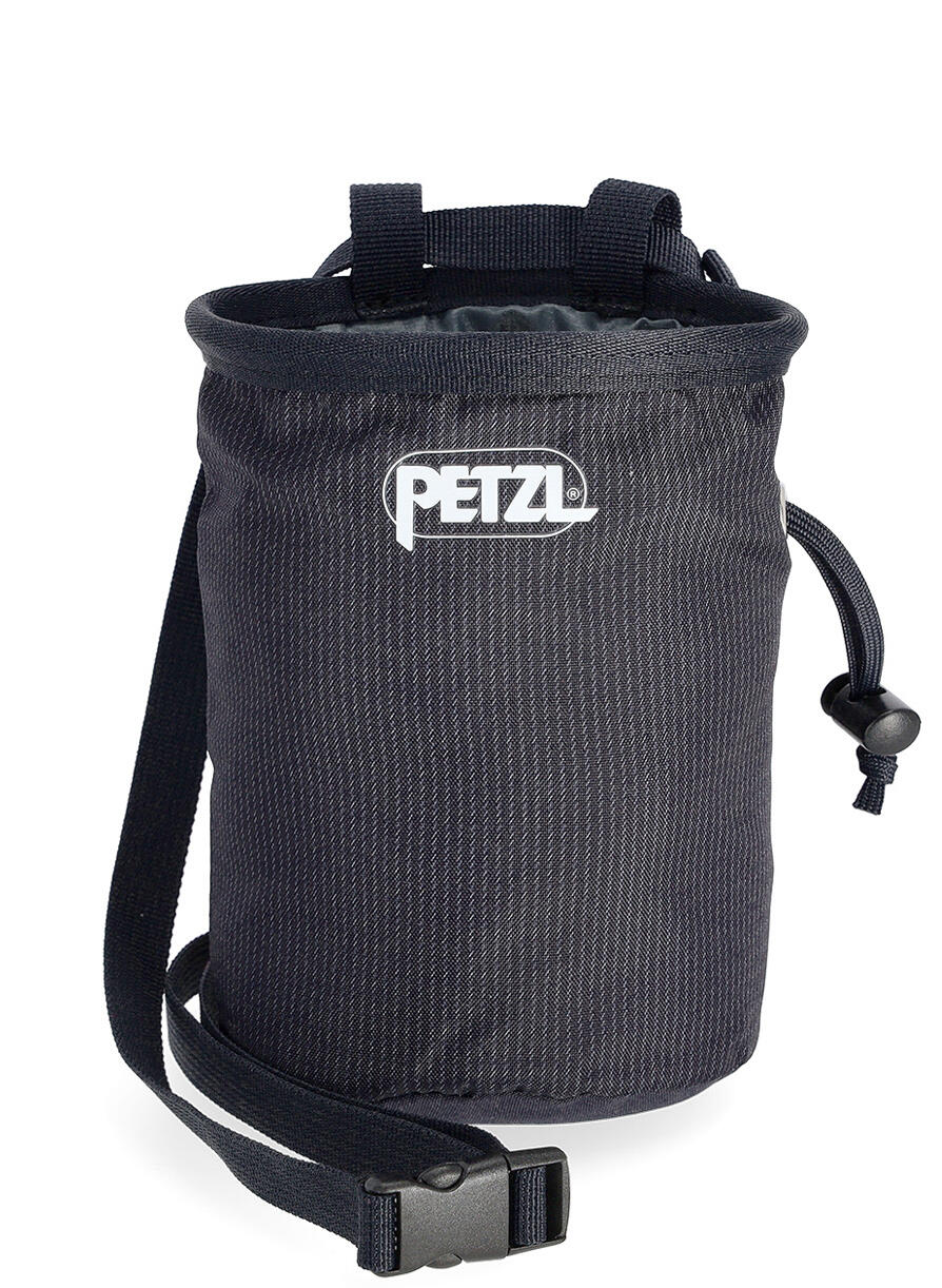 Petzl Bandi — Sac à magnésium compact noir, cordon et boucle d'accroche 2/6