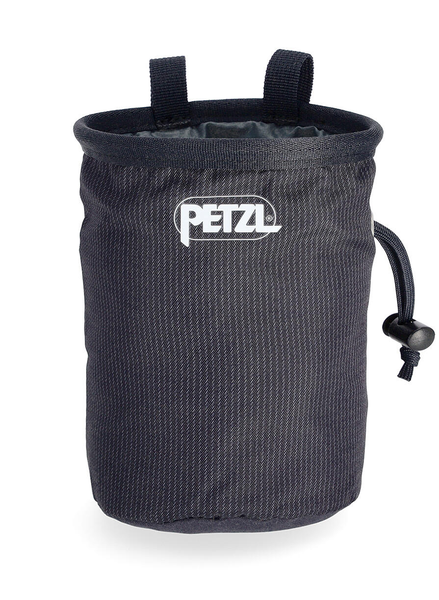 Petzl Bandi — Sac à magnésium compact noir, cordon et boucle d'accroche 4/6