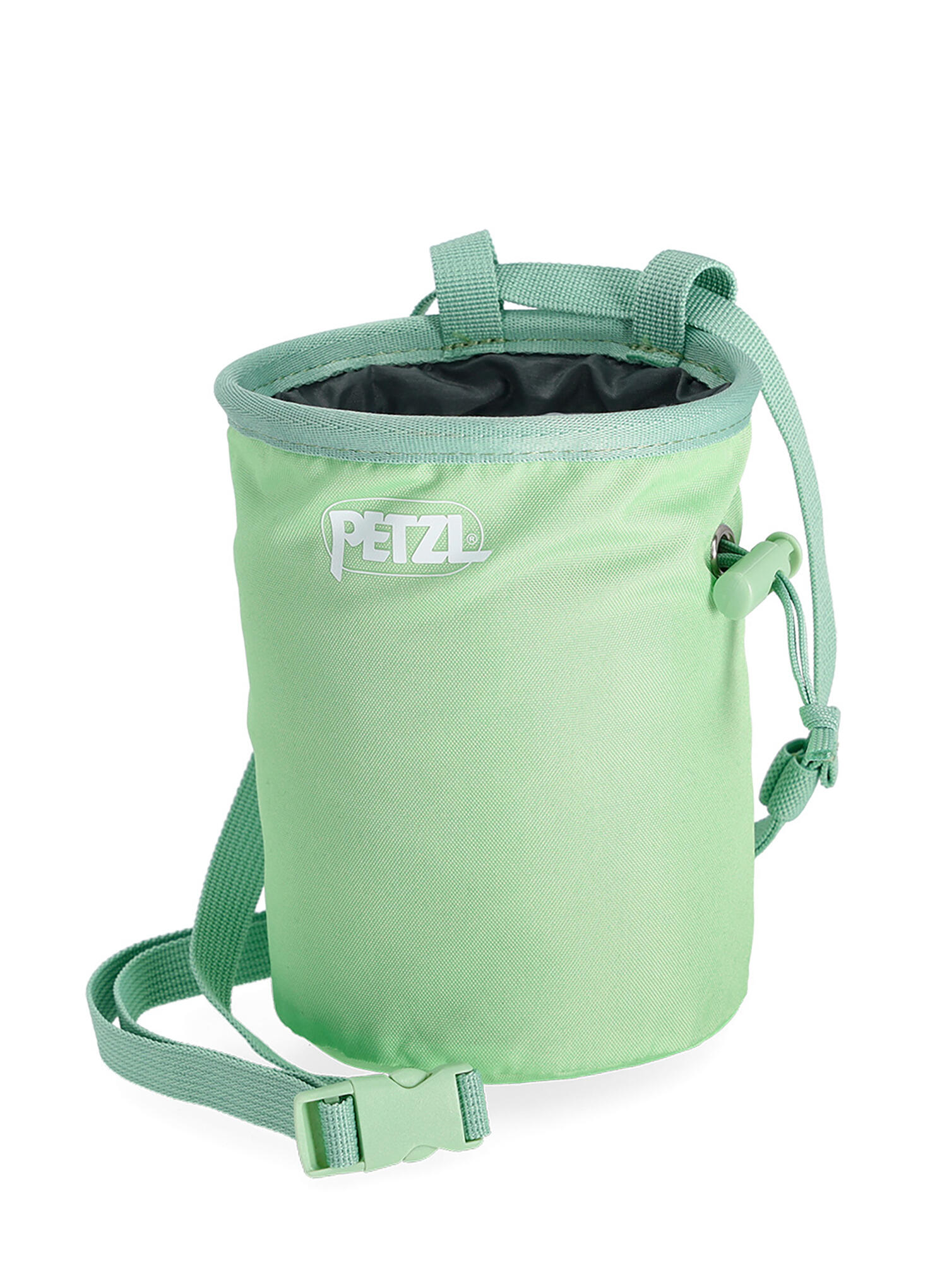 Sacchetto magnesite Petzl Bandi verde, compatto e leggero 7/7