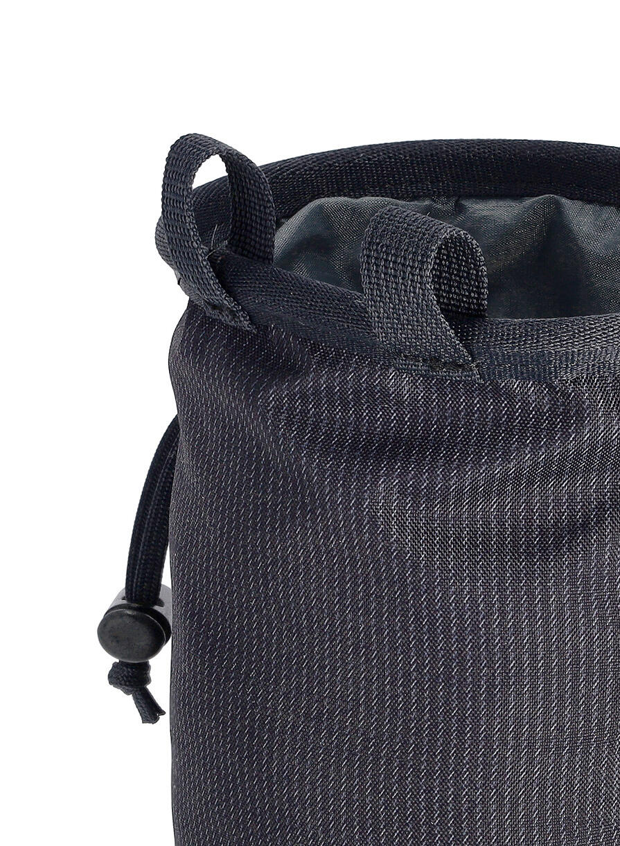 Petzl Bandi — Sac à magnésium compact noir, cordon et boucle d'accroche 5/6