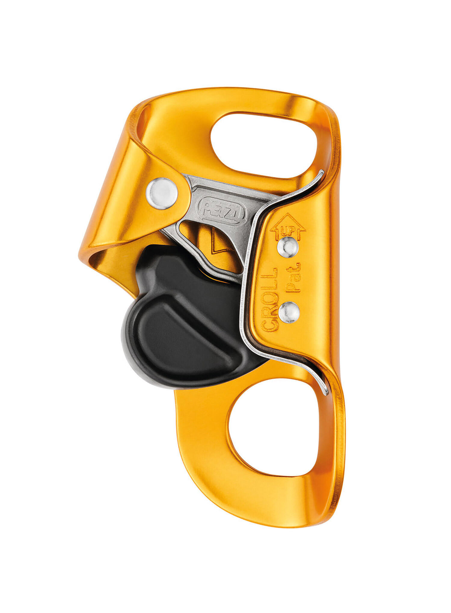Bloccante ventrale Petzl Croll S compatto 85 g, piastra in acciaio inox, 8-11 mm 4/4