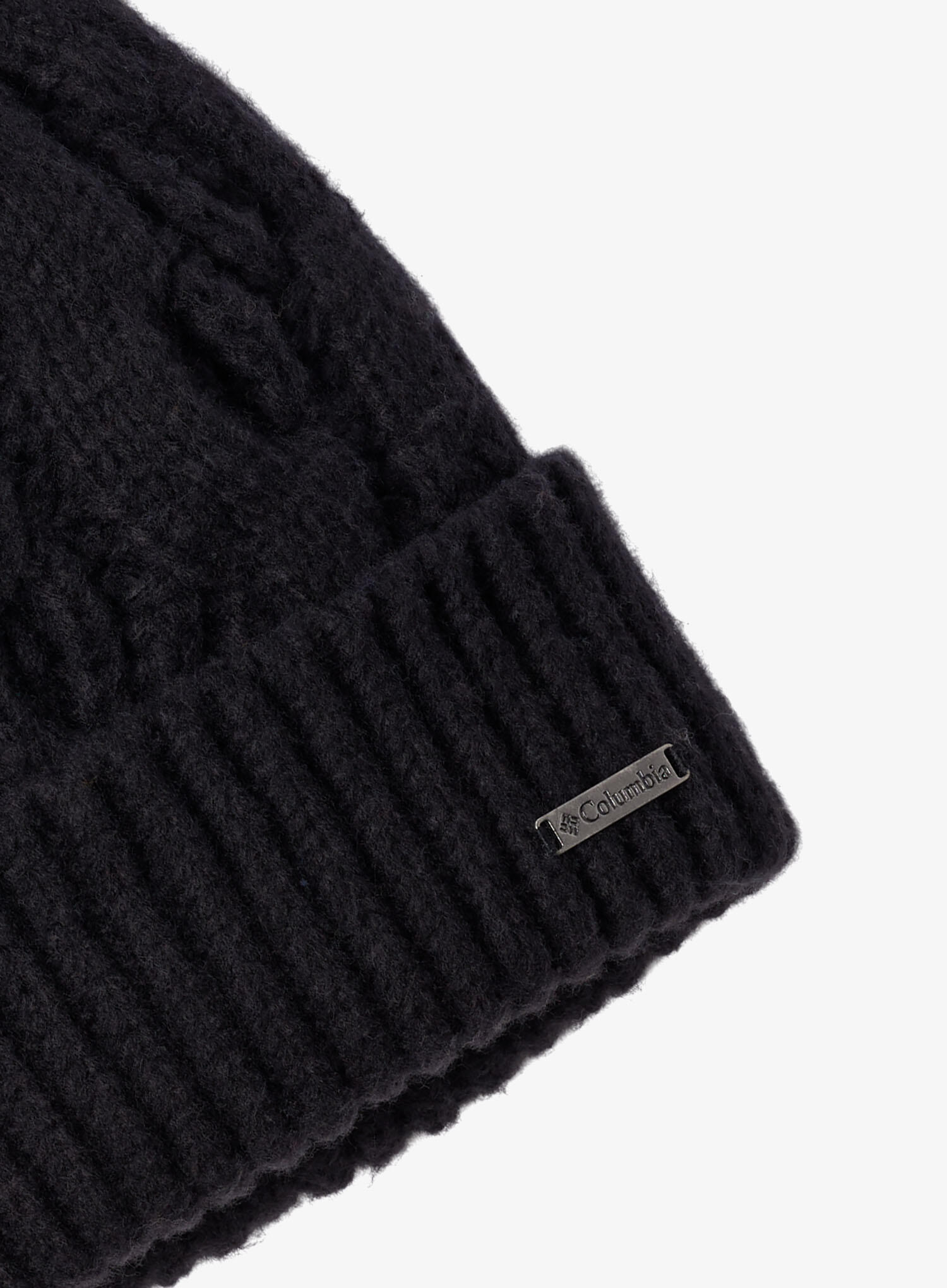 Czapka zimowa damska Columbia Boundless Days Cable Knit Pom Beanie - black 2/2