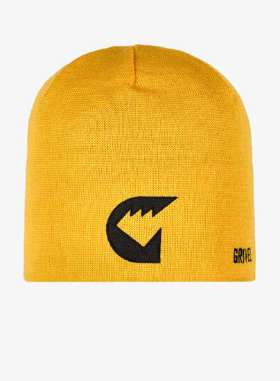 Bonnet beanie Grivel jaune en laine unisexe isolant taille universelle
