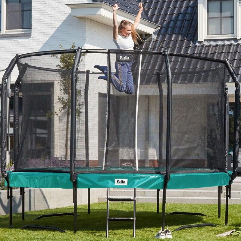 Trampoline - First Class - 366 cm - Rond Groen