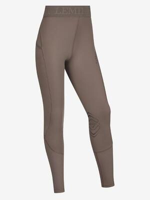 Lemieux meisjes legging lizzie mesh bruin