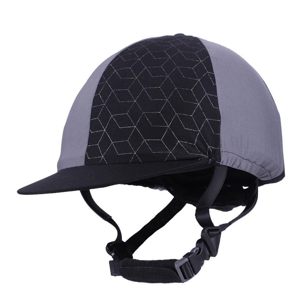 Qhp - Toque Pour Casque Équitation Qhp Eldorado - Casque - Bleu|gris|noir - Decathlon