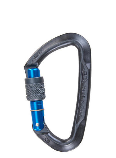 Mousqueton CT Lime SG alliage léger screw gate compact