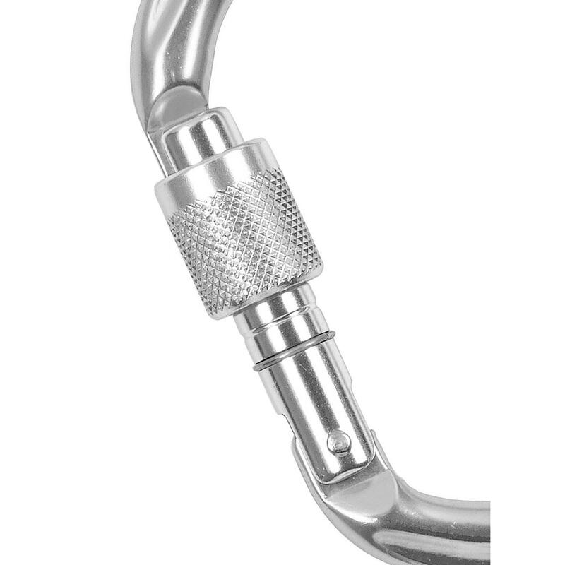Karabinek Wspinaczkowy Climbing Technology Pillar CF SG (Screw Gate) - silver