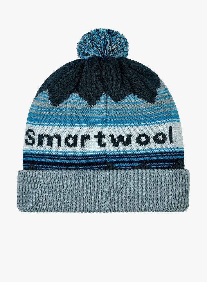 Czapka zimowa Smartwool Knit Winter Pattern POM Beanie - twilight blue heather