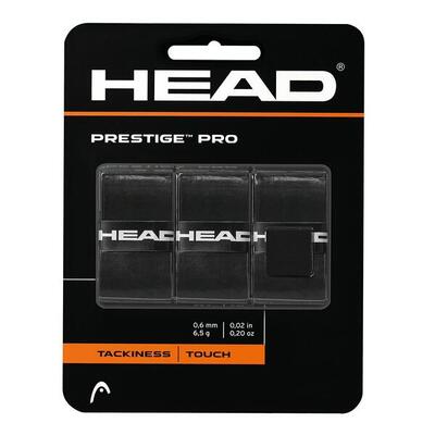 Head pro overgrips zwart - zwart - unisex