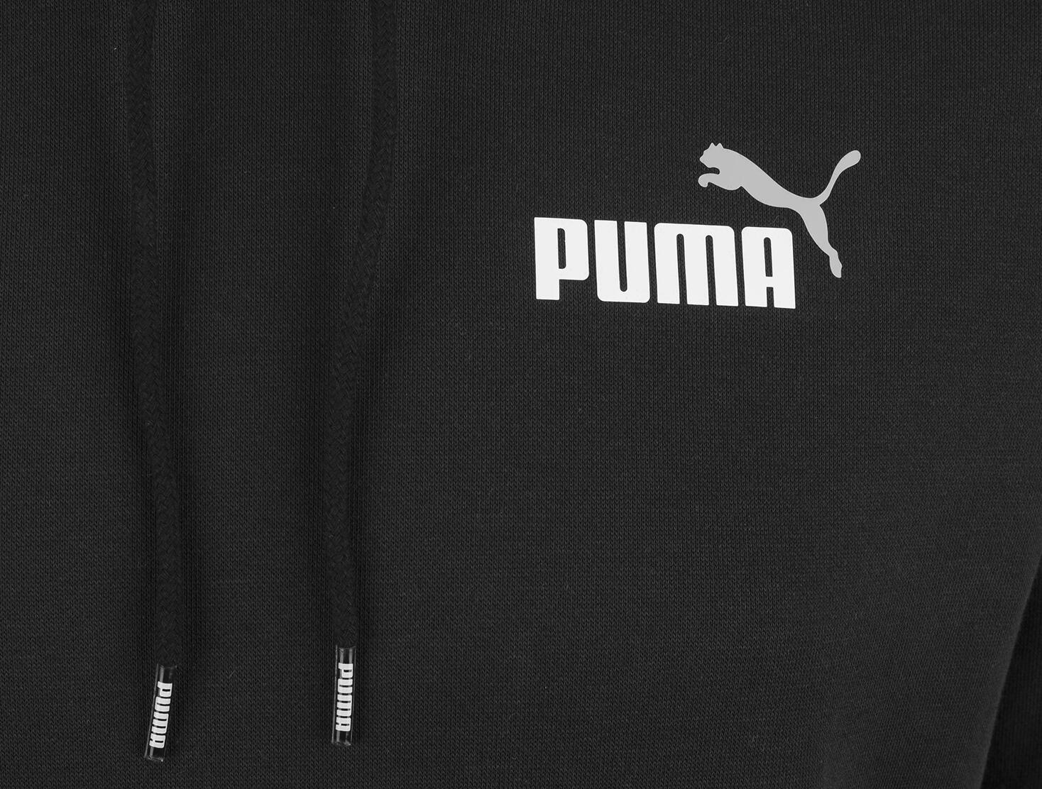 Bluza sportowa z kapturem męska czarna Puma Ess+ 2 Coi Small Logo 5/6