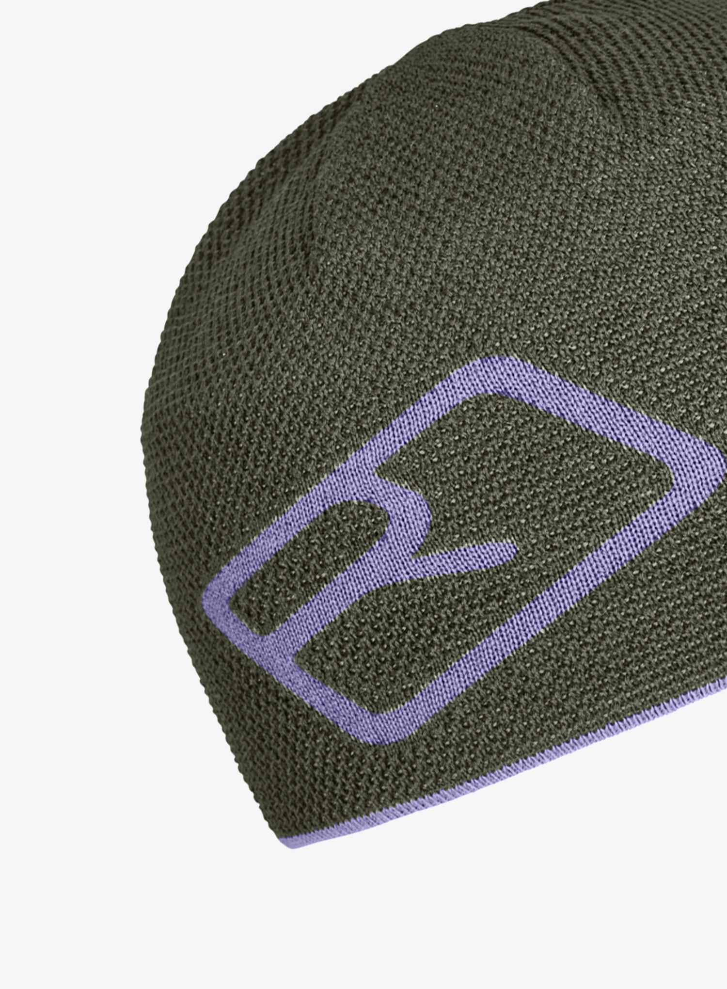 Czapka zimowa Ortovox Merino Logo Knit Beanie - dark wild herbs 2/2