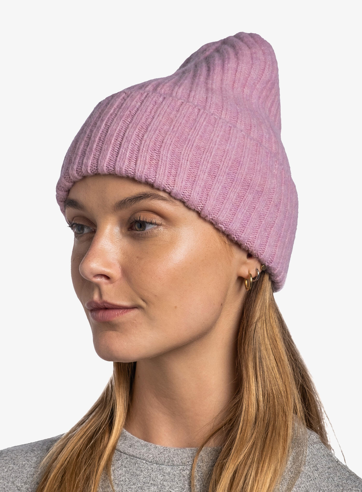 Gorro Knitted Unisex Buff Rosa 3/7