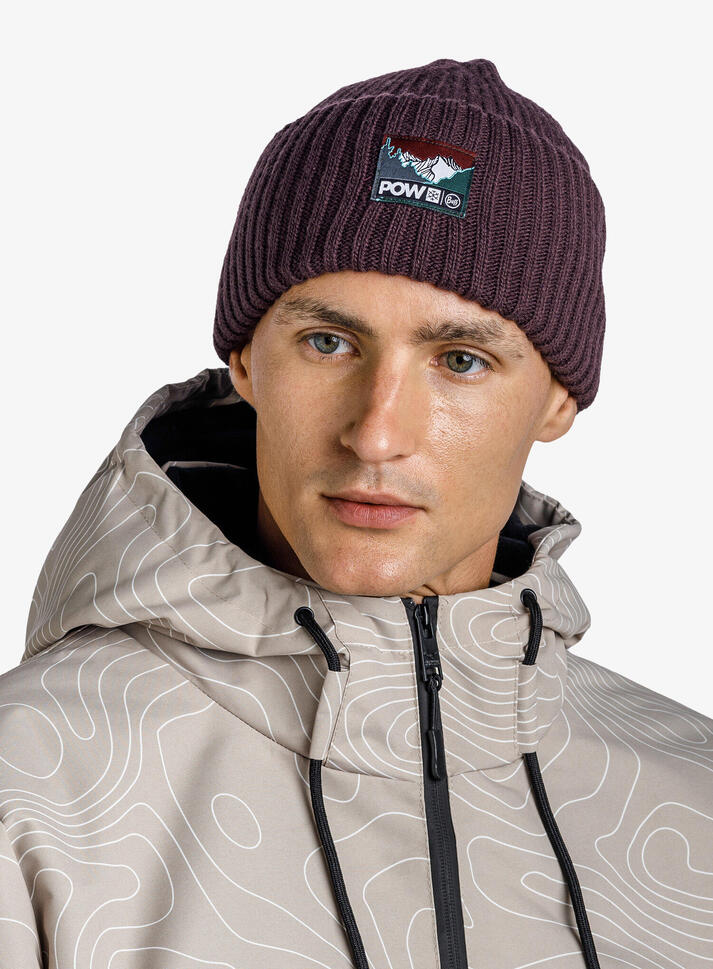Czapka zimowa Buff Rutger Beanie - pow shadow purple