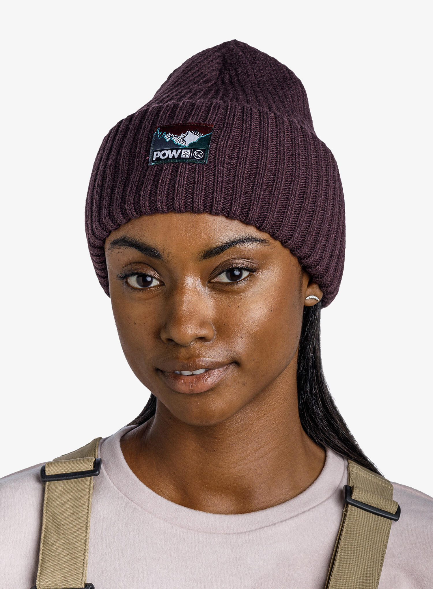 Czapka zimowa Buff Rutger Beanie - pow shadow purple 4/6