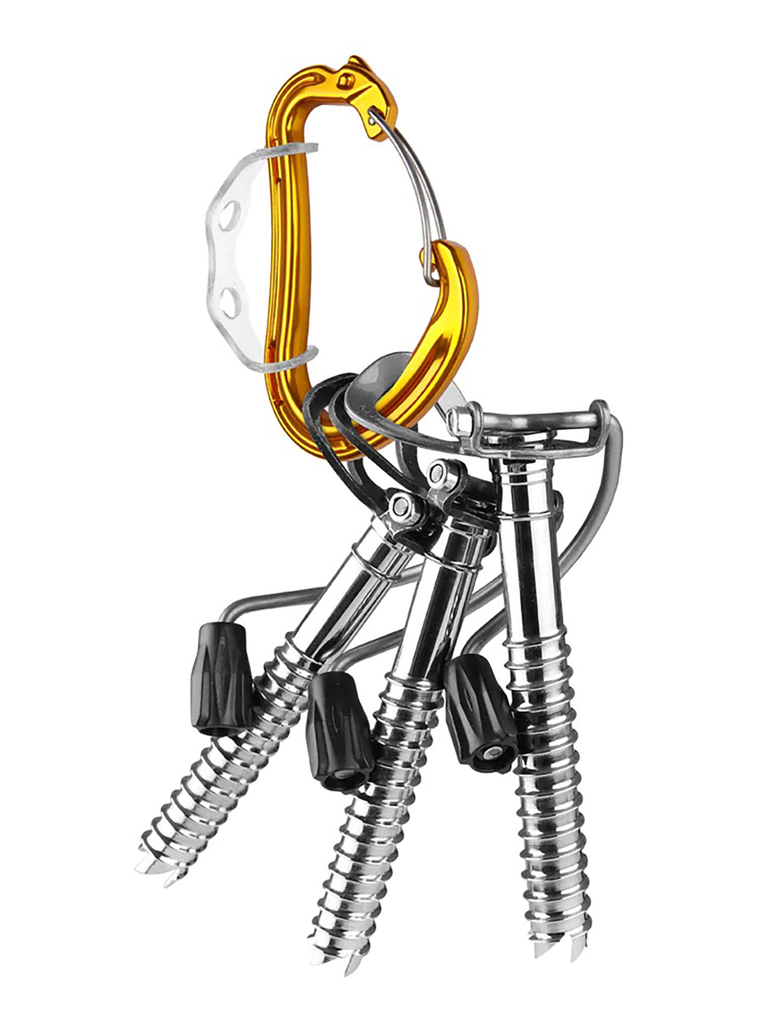 Mousqueton Grivel Carryabiner 2 en 1 alu 63 g verrouillable CE UIAA 3/4
