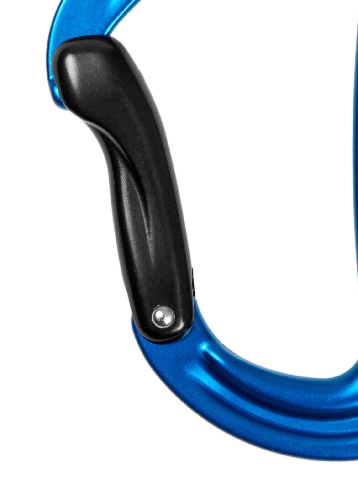 Mousqueton Ocún Raven Bent blu 100x63mm 2/2