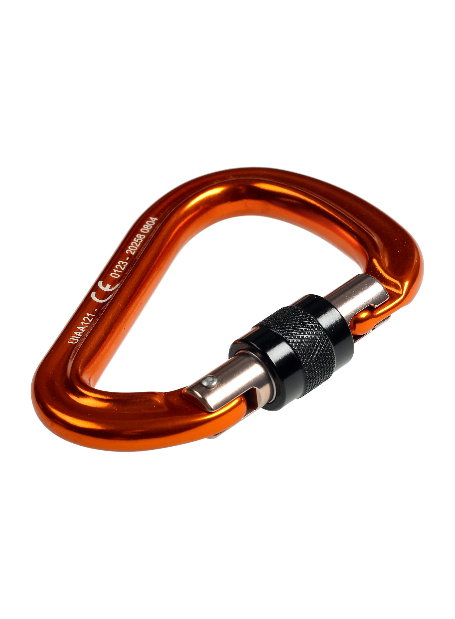 Mousqueton Grivel Delta K5N aluminium 66 g forme poire fermeture à vis 25 kN 4/4