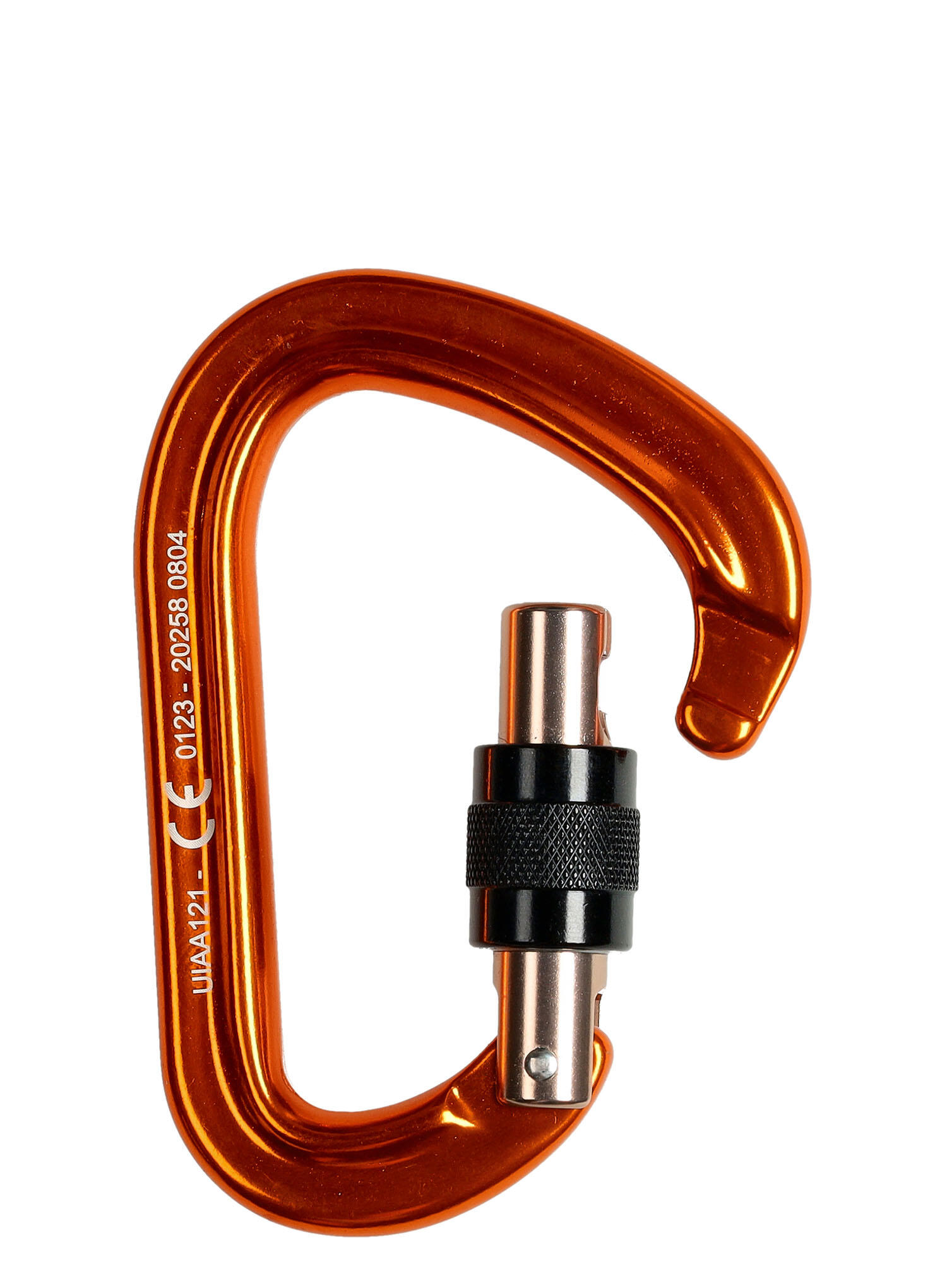 Mousqueton Grivel Delta K5N aluminium 66 g forme poire fermeture à vis 25 kN 3/4