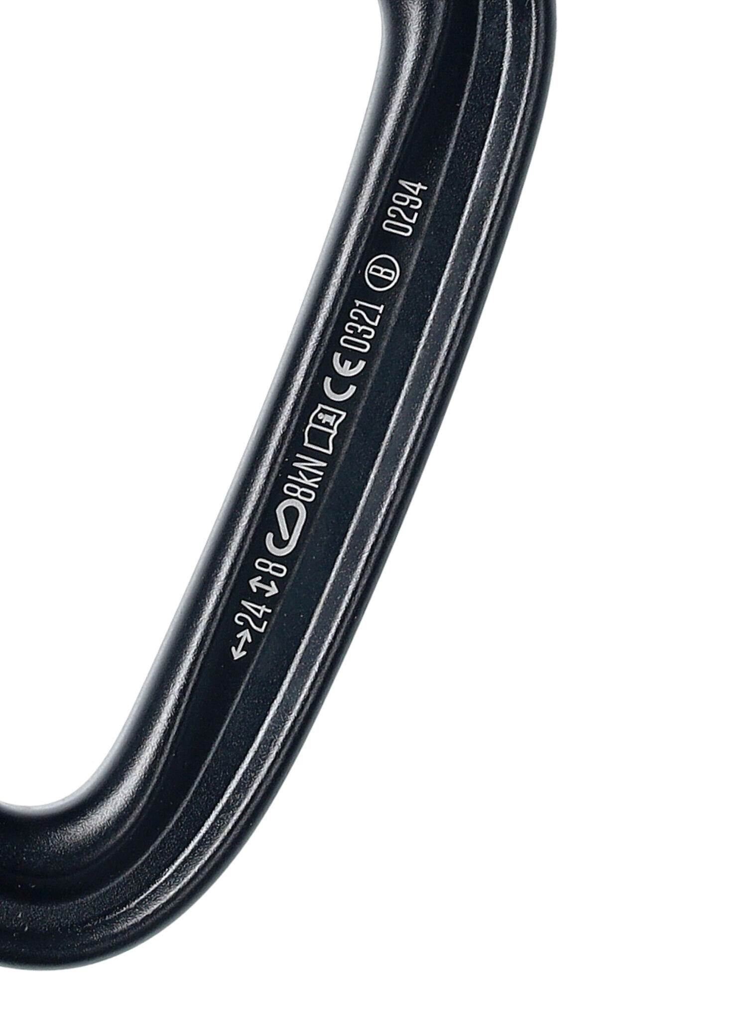 Mousqueton Black Diamond LiteForge Screwgate 45 g forgé à chaud ouverture 15 mm 5/5