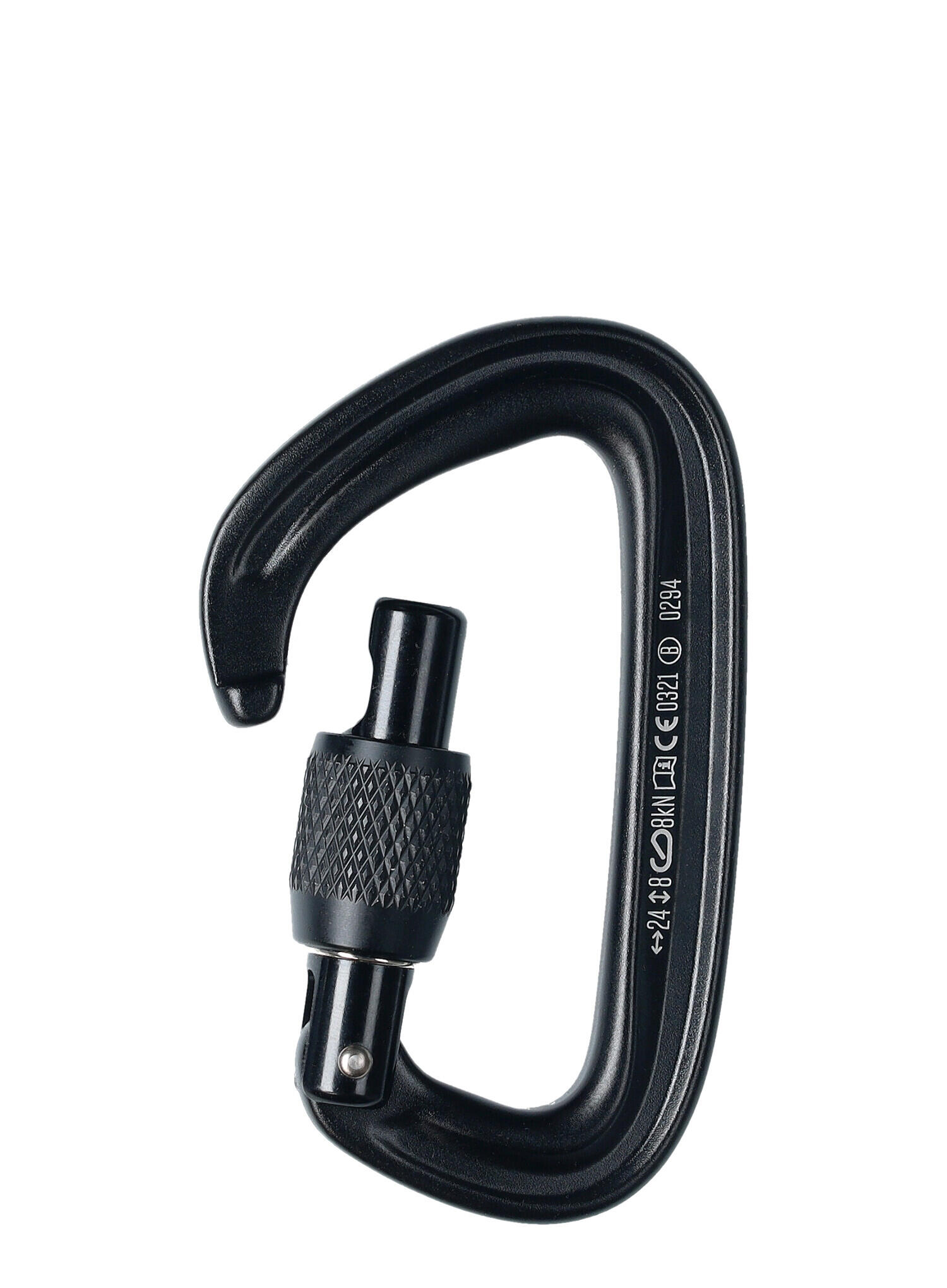 Mousqueton Black Diamond LiteForge Screwgate 45 g forgé à chaud ouverture 15 mm 2/5
