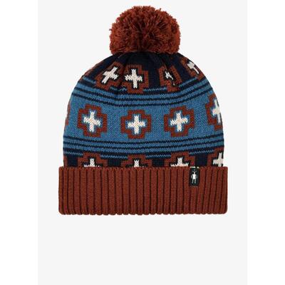 Czapka zimowa Smartwool Fleece Lined Paths Beanie - deep navy paths crossed