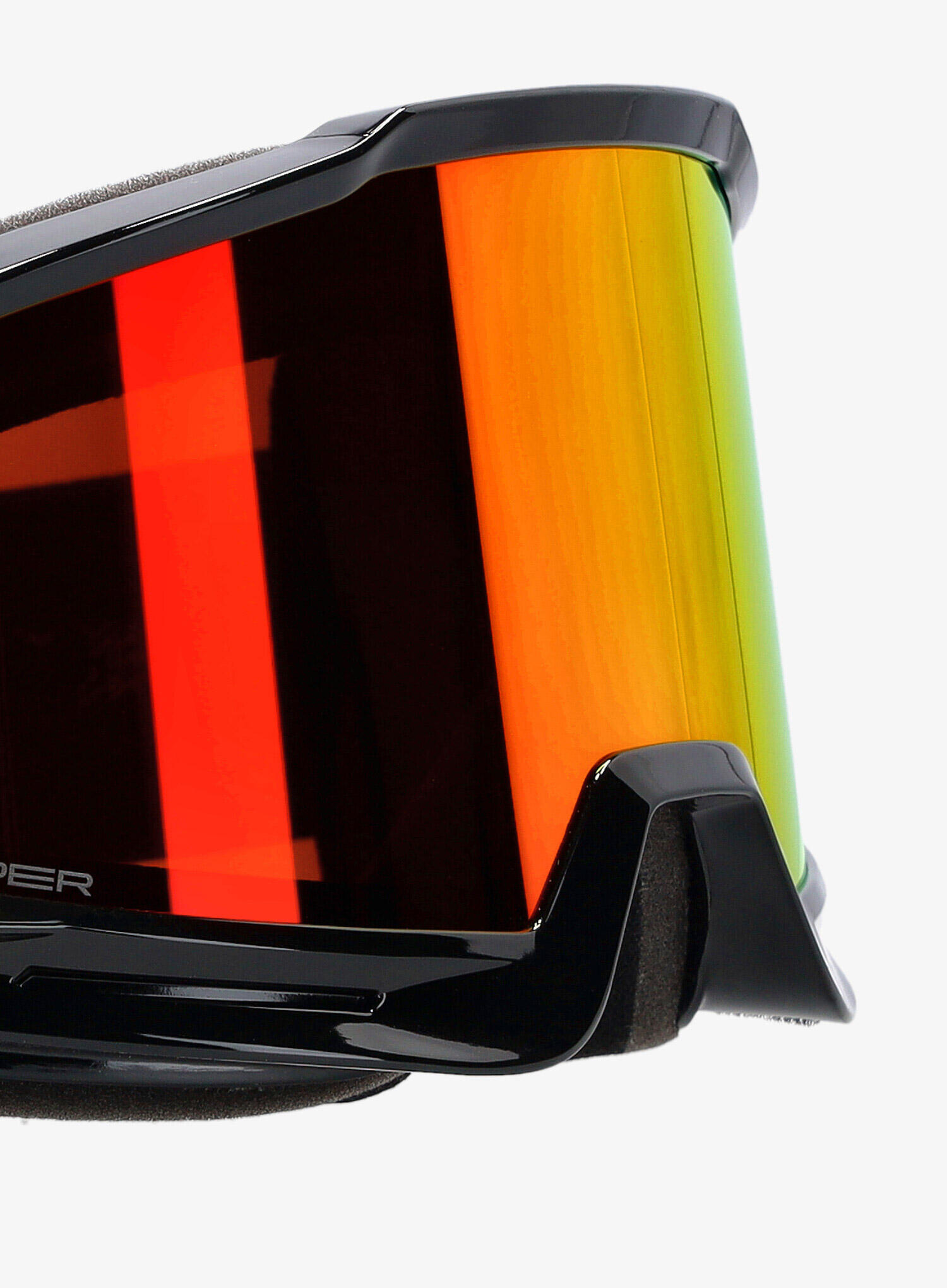 Goggles Okan Hiper Black-Red-Mirror Red 6/7
