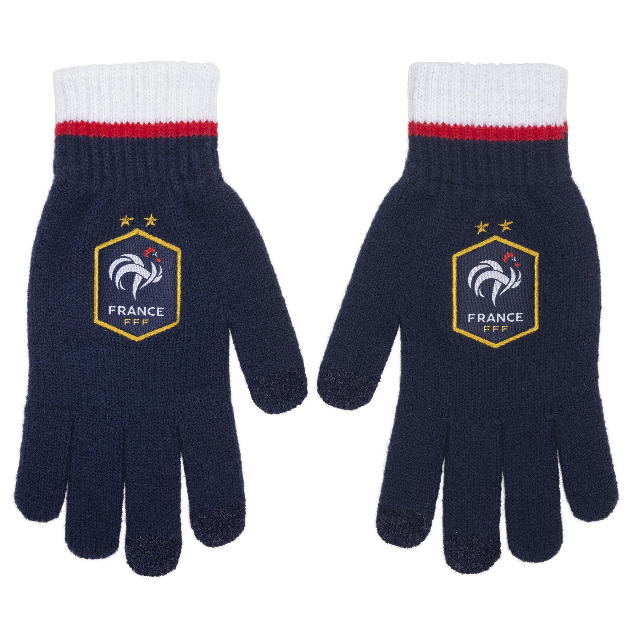 Fff - Gants Fff - Collection Officielle Equipe De France De Football - Homme - Gants - Bleu - S-m - Decathlon