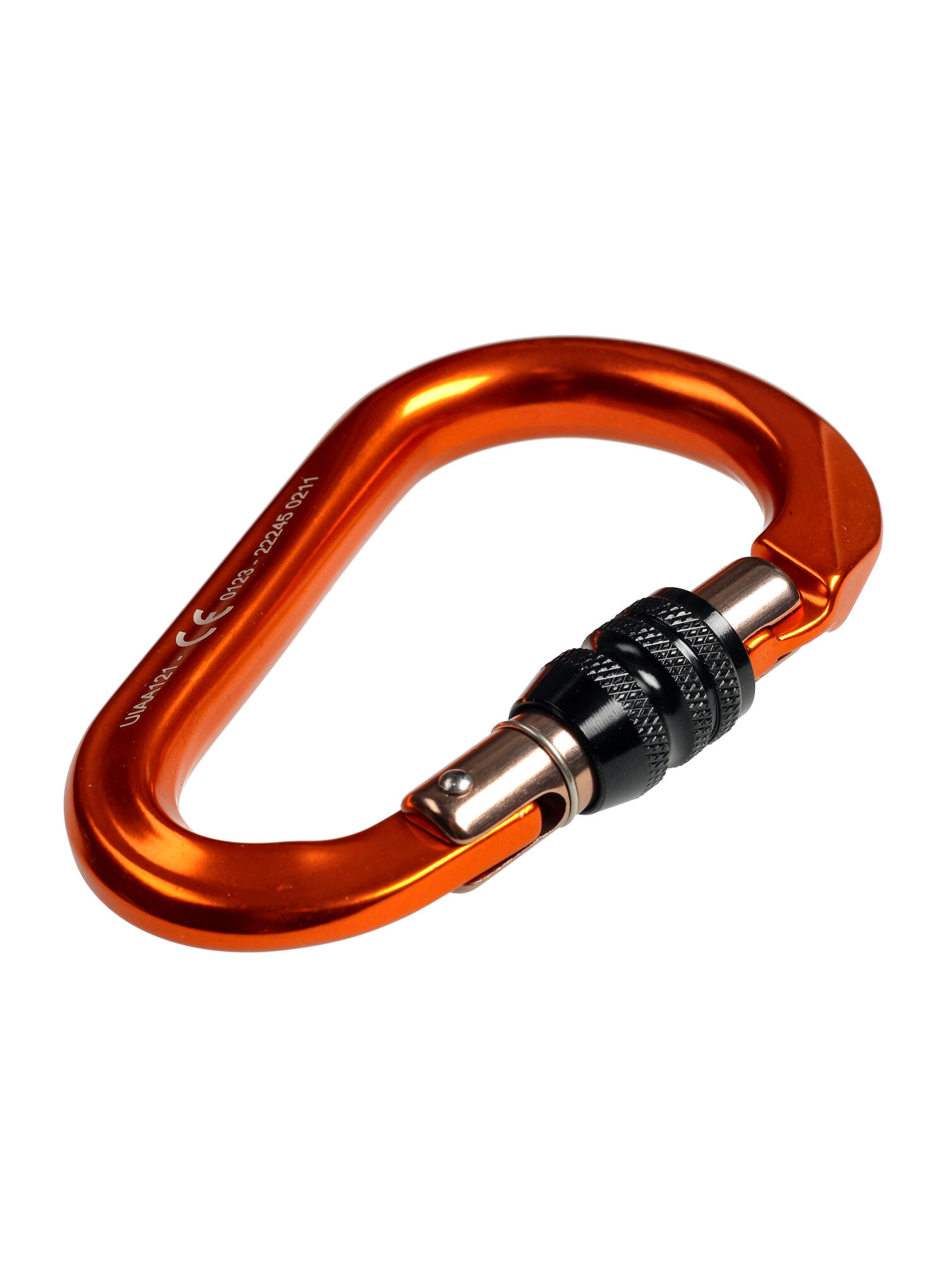 Carabiner HMS Grivel K6N MEGA aluminium 7075 fermeture à vis Keylock 81 g 21 kN 4/4