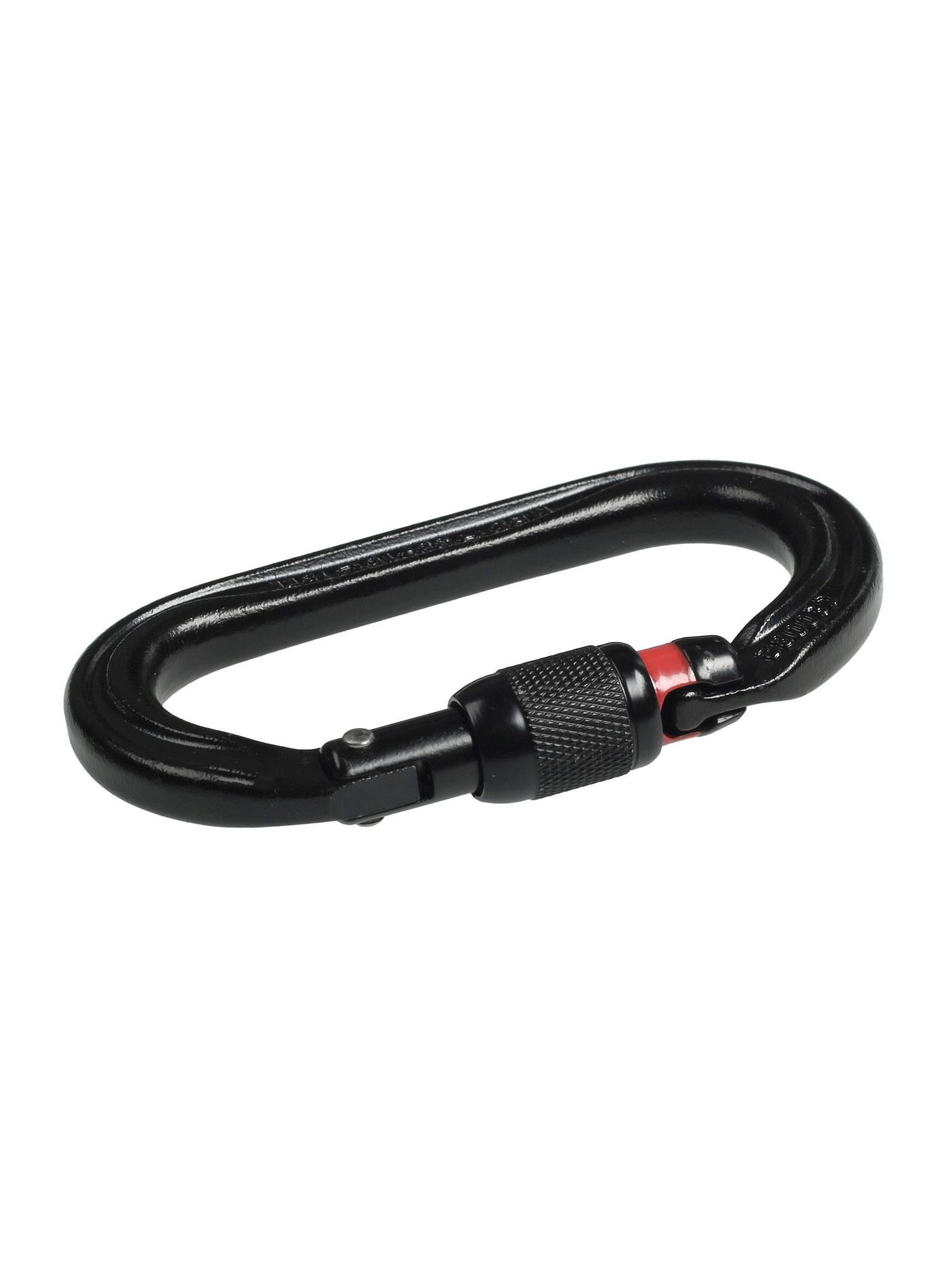Petzl Oxan mousqueton acier noir Vis/Keylock résistant pour amarrages fixes 5/7