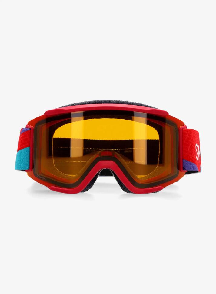 Gogle narciarskie Smith Squad S - crimson a-maze-zing