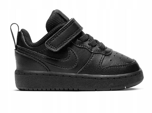 BUTY na co dzień dziecięce NIKE COURT BOROUGH na rzepy skóra