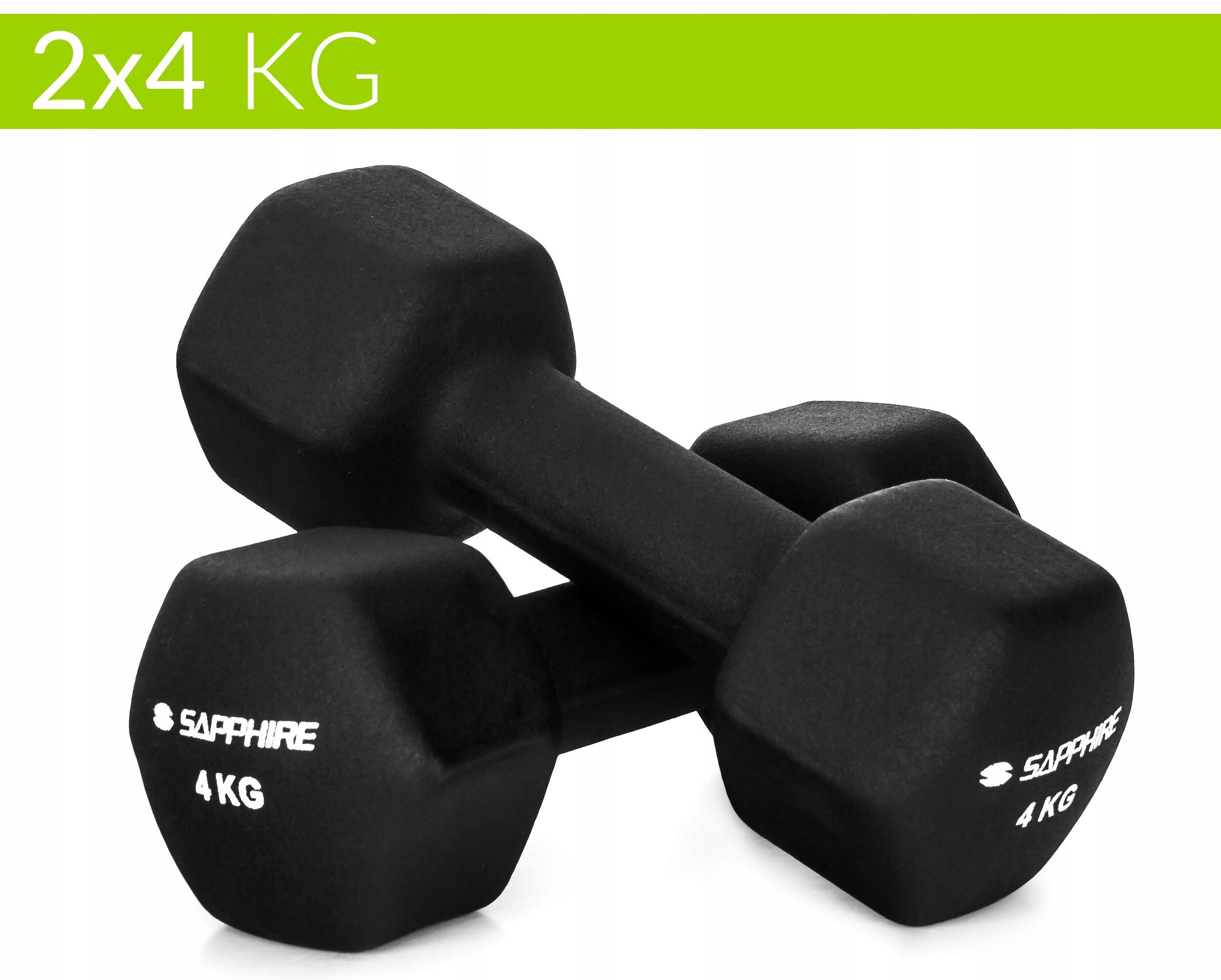 Hantelki fitness Sapphire SG-1104DV 2x4 kg 3/5