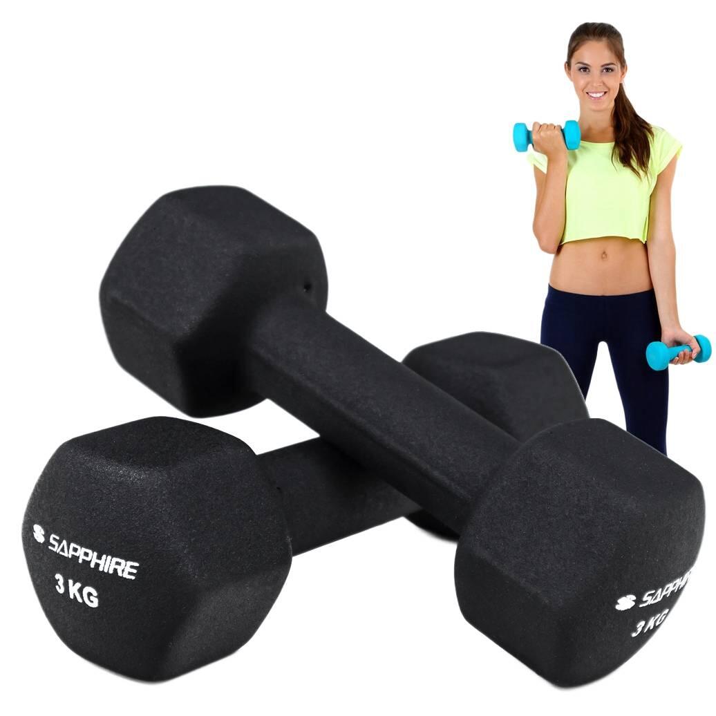 Hantelki fitness Sapphire SG-1103DV 2x3 kg