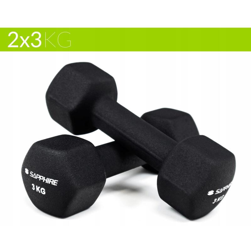 Hantelki fitness Sapphire SG-1103DV 2x3 kg
