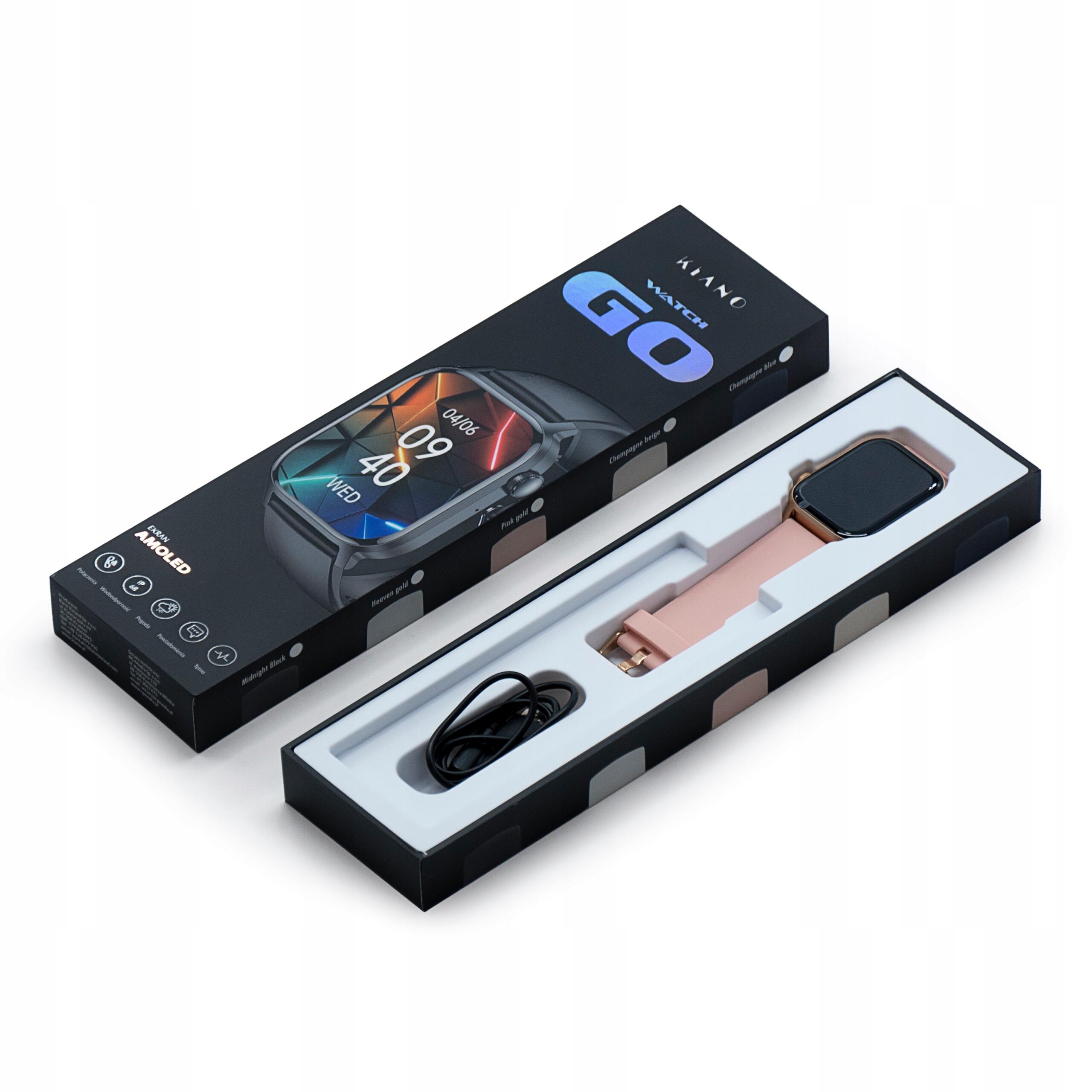 Smartwatch Kiano Watch GO Bluetooth, Amoled 2/4