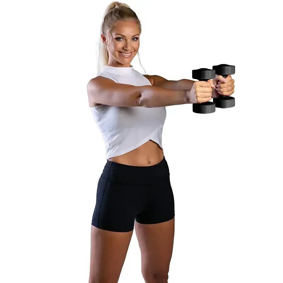 Set gantere 2x3 kg, negru 2/3